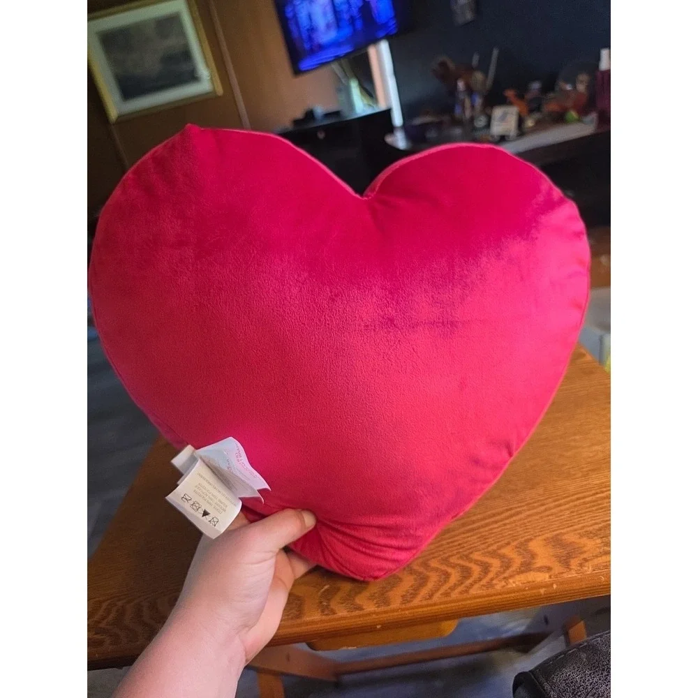 Sesame Street Valentine‎ Elmo and Cookie Monster Heart Shaped Pillow 15X14